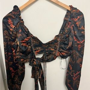 Urban Outfitters Tiger Going Out Top